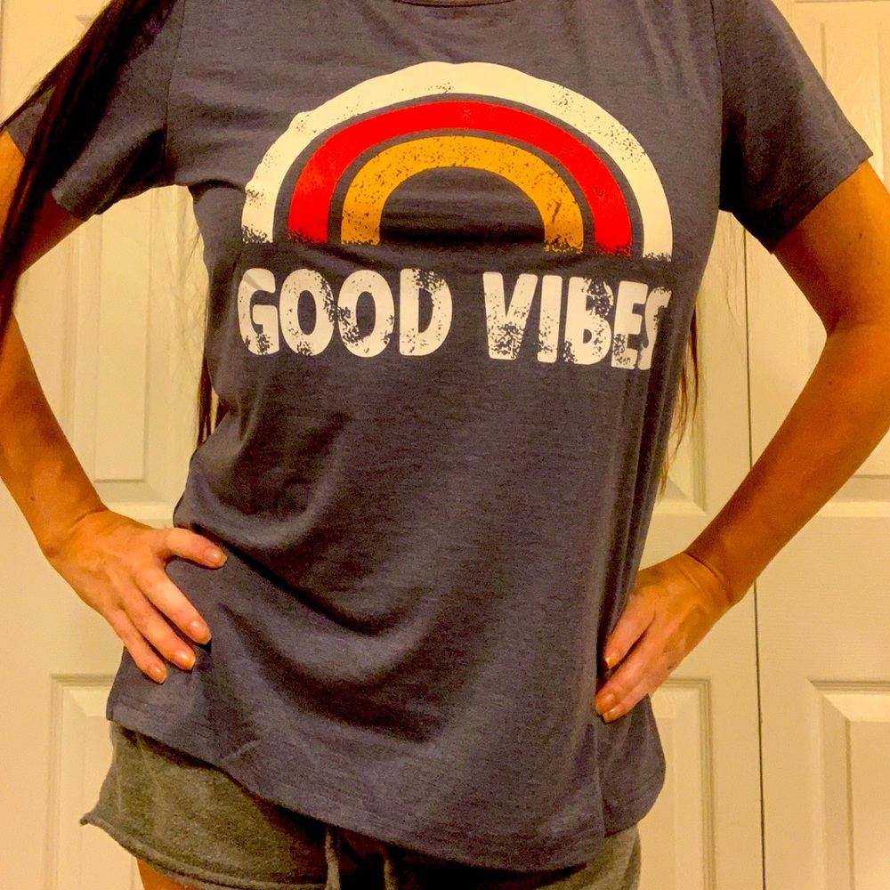 Real Housewives of Orange County! Good Vibes t-shirt.